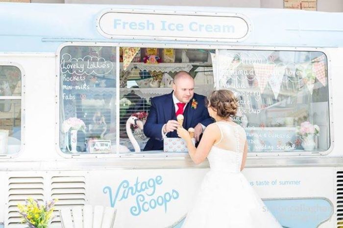 ice cream van hire for weddings